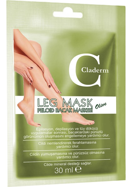 Peloıd Bacak Maskesi 30ML. Olıve