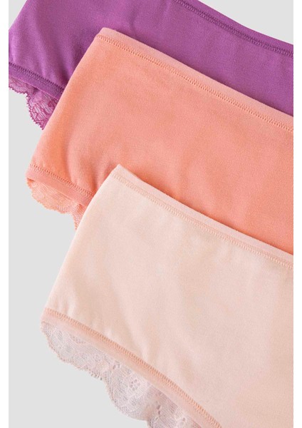 Joyful Spring Dantel Detaylı 3lü Hipster Külot indirimleri