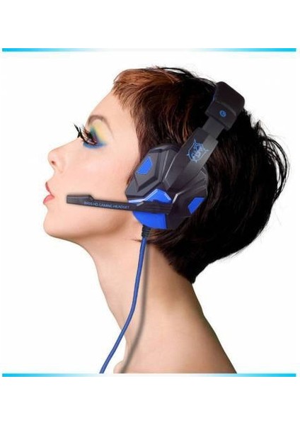 Ultra Hd Ses Kaliteli Mikrofonlu Oyuncu Kulaklığı, Gaming Kulaklık, Işıklı Kulaklık,gaming Headphone