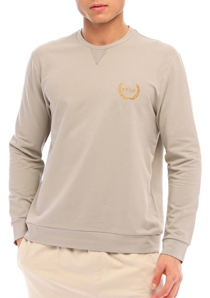 Spqr Sweatshirt Saturn Gri