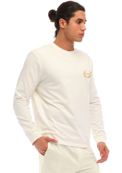 Spqr Sweatshirt Saturn Ekru modelleri