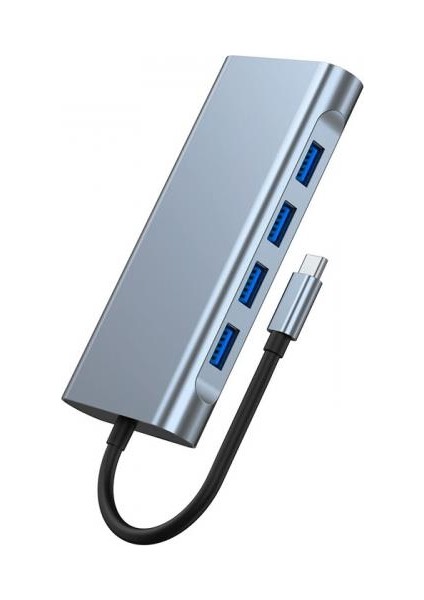 100W 11IN1 Multifonksiyonlu Type-C Hub Type-C Hub Dönüştürücü Çoğaltıcı RJ45 Hdmi VGA Usb3.0