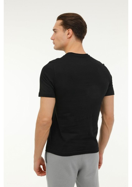 Rı Left Chest Logo Tee Siyah Erkek Kısa Kol T-Shirt fiyatları