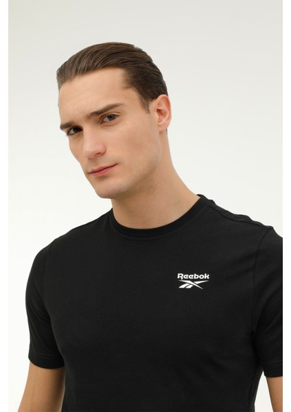 Rı Left Chest Logo Tee Siyah Erkek Kısa Kol T-Shirt fırsatları