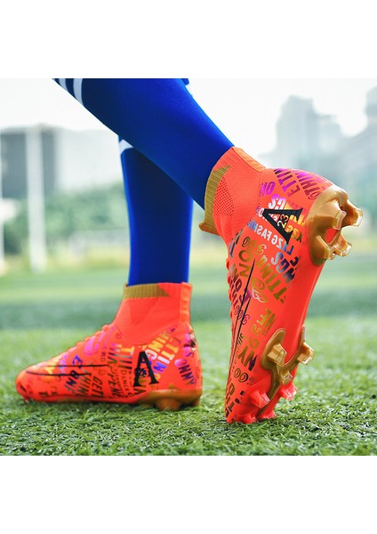 Erkek Futbol Krampon - Turuncu (Yurt Dışından) fiyatları
