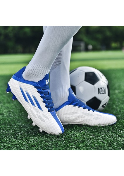 Erkek Futbol Krampon - Mavi (Yurt Dışından)
