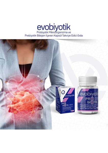 Evobiyotik Probiyotik & Prebiyotik 10 Kapsül modelleri