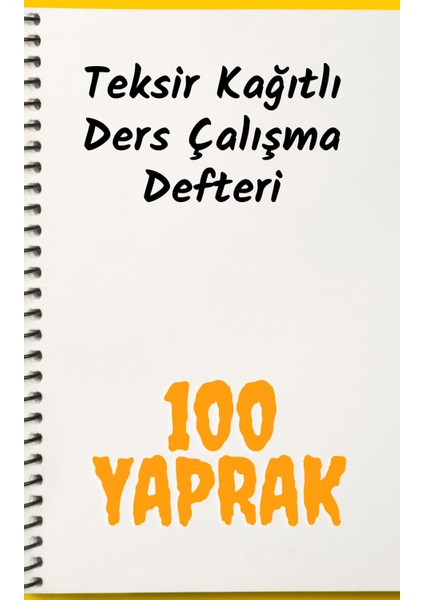 Enine Boyuna Eğitim Spiralli Not Alma Defteri fiyatları