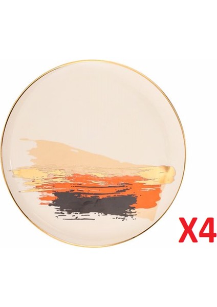 Dash Düz Pasta Tabağı 21CM 4'lü 04ALM007906