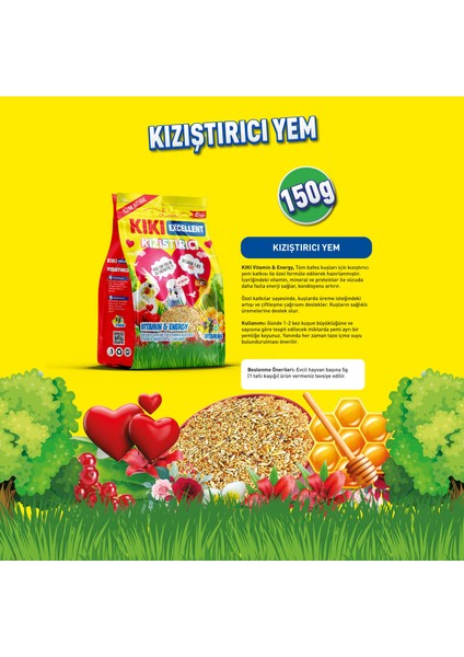 Kıkı Excellent Kuş Kızıştırıcı 150 Gr. KB322 fiyatları