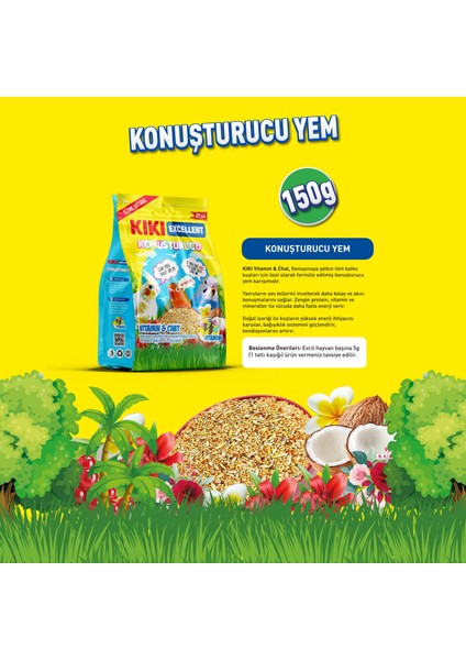 Kıkı Excellent Kuş Konuşturucu 150 Gr. KB321