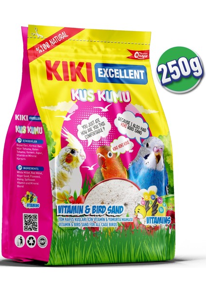 Kıkı Excellent Kuş Kumu 250 Gr. KB324