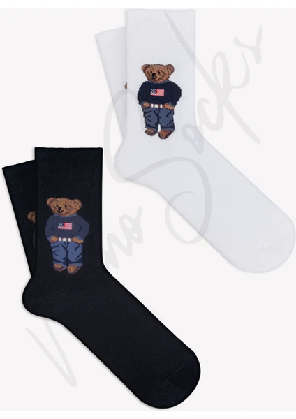 Mono Socks 2'li Teddy Bear Çorap