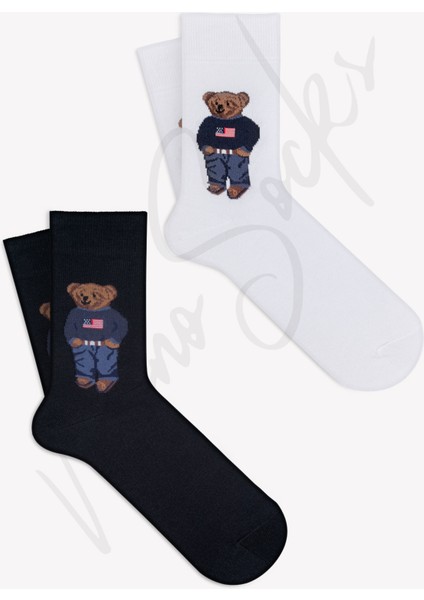 Mono Socks 4'lü Teddy Bear Çorap