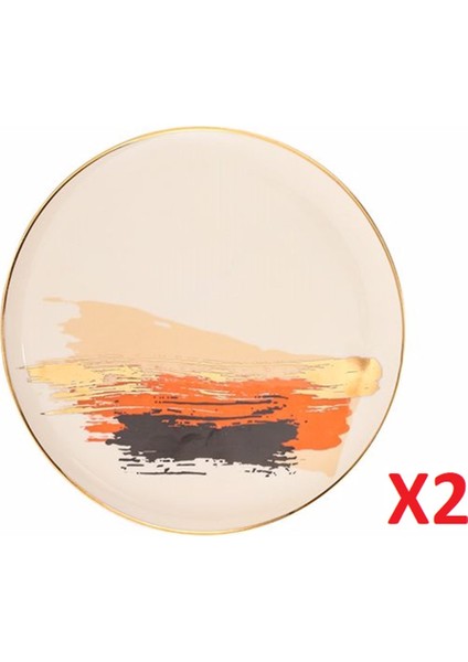 Dash Düz Pasta Tabağı 21CM 2'li 04ALM007906