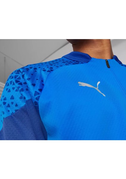 Teamcup Training 1/4 Zip Top Erkek Futbol Uzun Kollu Antrenman Üstü 65798202 Mavi