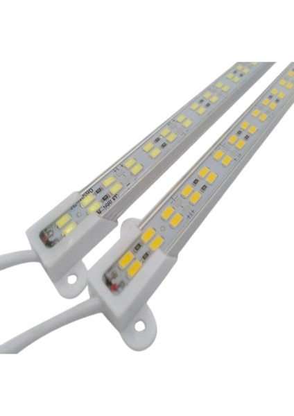 12 Volt Su Geçirmez Led Bar Çift Sıra Çubuk Led Yeşil