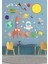 Çocuk Odası Gezegenleri Için Uzay Elementleri 60 x 50 cm 1 Adet Çocuk Odası Duvar Sticker Dekorasyon Md 2 3