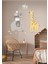 Bebek Zürafa Fil Set , Bebek ve Çocuk Odası Dekoratif Duvar Sticker Çıkartması 2