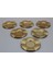 Metal Gold 6lı Çay Tabağı 1