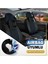 Opel Mokka X Lüx Full Deri Oto Koltuk Kılıfı Ön Arka Takım (Giydirme Tip) Siyah Mavi 1