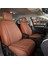 Renault Clio 4 Lüx Full Deri Oto Koltuk Kılıfı Ön Arka Takım (Giydirme Tip) Tarçın 2