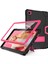 Samsung Galaxy Için Tab A7 10.4 (2020) T500 Pc Kılıfı Siyah Gül Kırmızı (Yurt Dışından) 2