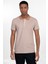 Slim Fit Melanj Düz Polo Yaka T-Shirt 2