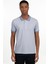 Slim Fit Melanj Düz Polo Yaka T-Shirt 2