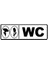 Wc Levhası 10X30 Sticker 1