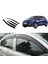 Peugeot 208 2012-2018 Uyumlu Mugen Cam Rüzgarlığı Seti Piano Black 4lü Ithal 1