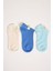 3'lü Paket Summer Love Erkek Çocuk Step Çorap 1