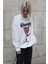 Ekru Baskılı Oversize Sweatshirt MG157810 2