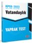 KPSS Vatandaşlık Yaprak Test 1