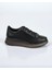 Minimalist Deri Sneaker - Platform Taban - Günlük Spor 1