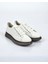 Minimalist Deri Sneaker - Platform Taban - Günlük Spor 3