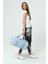 Icone Bag Spor Çanta, Paraşüt Kumaş Önü Cepli Unisex Spor Fitness Gym Çantası, Mavi Renk Spor Çantası 1