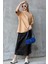 Bej Bisiklet Yaka Basic Oversize T-Shirt MG1687 3