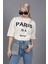 Ekru Paris Baskılı Kadın Tişört MG1654 1