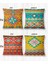 Etnik Renkli Kilim 4'Lü Kırlent Kılıfı-PLS23-45-46 1