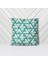 Geometrik Stil Yeşil 4'Lü Kırlent Kılıfı-PLS16-28-31 4