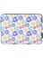 G51-T0121 2parça/set Büyük Çiçek Suluboya Boyama Pu Defter Çantası 15 Inç Fermuarlı Dizüstü Bilgisayar Kılıfı + Küçük Çanta (Yurt Dışından) 3