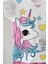 Yazlık Unicorn Baskılı Kolları Fırfır Detay Şort T-Shirt Takım 4