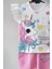 Yazlık Unicorn Baskılı Kolları Fırfır Detay Şort T-Shirt Takım 2