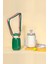 Dıller Tek Kapak Çift Kullanım Pipetli/pipetsiz 420ML Askılı Çelik Su Matarası 6 Saat Sıcak/soğuk 4