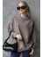 Füme Basic Oversize Kadın Sweatshirt MG168610 1