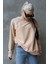 Bej Basic Oversize Kadın Sweatshirt MG168610 3