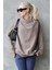 Füme Basic Oversize Kadın Sweatshirt MG168610 2