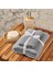 2'li Havlu Seti 50x80 cm + 70x140 cm Gri 1