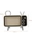 Q02 Retro Masaüstü Tembel Canlı Tv Telefon Tutucu 4.7 ~ 6.2 Inç Ekran Cep Telefonu Için (Gümüş) (Yurt Dışından) 2